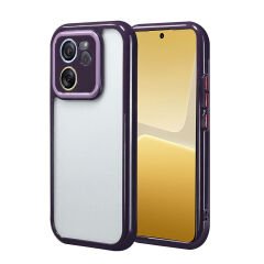 Xiaomi Mi 13T Pro Kılıf Kamera Korumalı Renkli Kenar ve Çerçeve Tasarımlı Vitamin Kapak