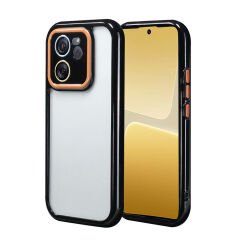 Xiaomi Mi 13T Pro Kılıf Kamera Korumalı Renkli Kenar ve Çerçeve Tasarımlı Vitamin Kapak