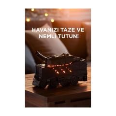 Hava Nemlendiricisi Led Işıklı Aroma Difüzör Tank Tasarım Kumandali Ultrasonik 300 ML