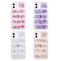 iPhone 11 Kılıf Kamera Korumalı Simli Airbag'li Dalga Kapak