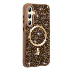 Samsung Galaxy S24 FE Kılıf Parlak Taşlı Tasarım Pırlanta Kapak