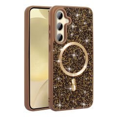 Samsung Galaxy S24 FE Kılıf Parlak Taşlı Tasarım Pırlanta Kapak