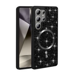 Samsung Galaxy S25 Ultra Kılıf Parlak Taşlı Tasarım Zore Pırlanta Kapak