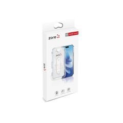 iPhone 15 Pro Max Kolay Uygulama Aparatlı 5D Magic Glass Cam Ekran Koruyucu