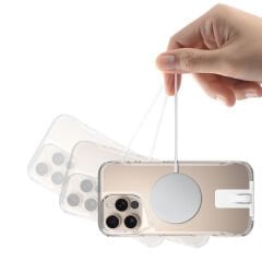 iPhone 16 Pro Kılıf Magsafe Şarj Özellikli T-Max Standlı Kapak