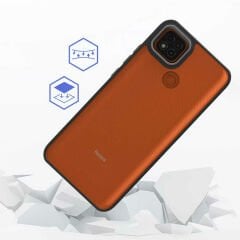 Xiaomi Redmi 9C Kılıf Kamera Çıkıntılı Arkası Şeffaf Köşeleri Parlak Renkli Işlemeli Flora Kapak