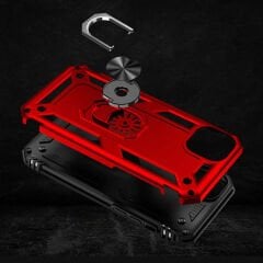 iPhone 14 Kılıf Vega Tank Sert Yüzüklü Standlı Zırh Koruma Kapak