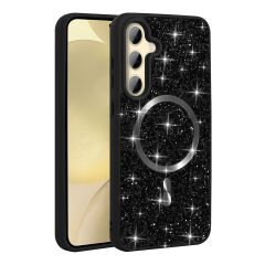 Samsung Galaxy A35 Kılıf Parlak Taşlı Tasarım Pırlanta Kapak