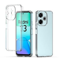 Xiaomi Redmi 13 4G Kılıf Kamera Korumali Süper Silikon Kapak