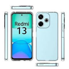 Xiaomi Redmi 13 4G Kılıf Kamera Korumali Süper Silikon Kapak