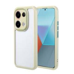 Xiaomi Redmi Note 13 Pro 4G Kılıf Kamera Korumalı Renkli Kenar ve Çerçeve Tasarımlı Vitamin Kapak