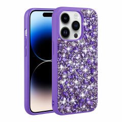 iPhone 14 Pro Kılıf Parlak Taşlı Tasarım  Linea Kapak kılıf
