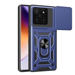 Xiaomi 14T Pro Kılıf Magnetik Standlı Kamera Korumalı Sürgülü Vega Kapak