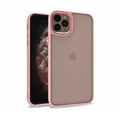 iPhone 11 Pro Max Kılıf Kamera Çıkıntılı Arkası Şeffaf Köşeleri Parlak Renkli Işlemeli Flora Kapak