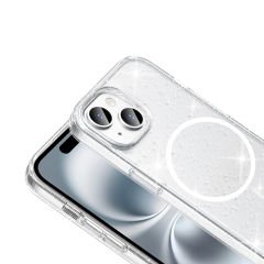 iPhone 13 Kılıf Kablosuz Şarj Özellikli Parlayan Simli Saydam Renkli Maris Kapak