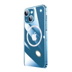 iPhone 14 Kılıf Wireless Şarj Özellikli Sert PC Riksos Magsafe Kapak