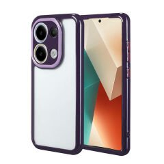Xiaomi Redmi Note 13 4G Kılıf Kamera Korumalı Renkli Kenar ve Çerçeve Tasarımlı Vitamin Kapak