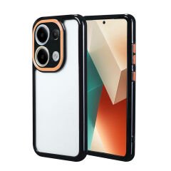 Xiaomi Redmi Note 13 4G Kılıf Kamera Korumalı Renkli Kenar ve Çerçeve Tasarımlı Vitamin Kapak