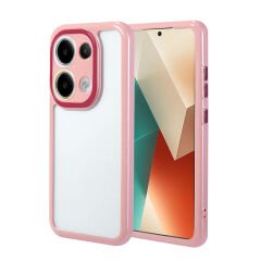 Xiaomi Redmi Note 13 4G Kılıf Kamera Korumalı Renkli Kenar ve Çerçeve Tasarımlı Vitamin Kapak
