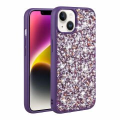 iPhone 14 Kılıf Parlak Taşlı Tasarım Linea Kapak kılıf