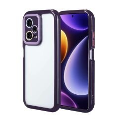 Xiaomi Redmi Note 12 Pro Plus 5G Kılıf Kamera Korumalı Renkli Kenar ve Çerçeve Tasarımlı Vitamin Kapak