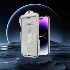 iPhone 13 Pro Max Kolay Uygulama Aparatlı 5D Magic Glass Cam Ekran Koruyucu