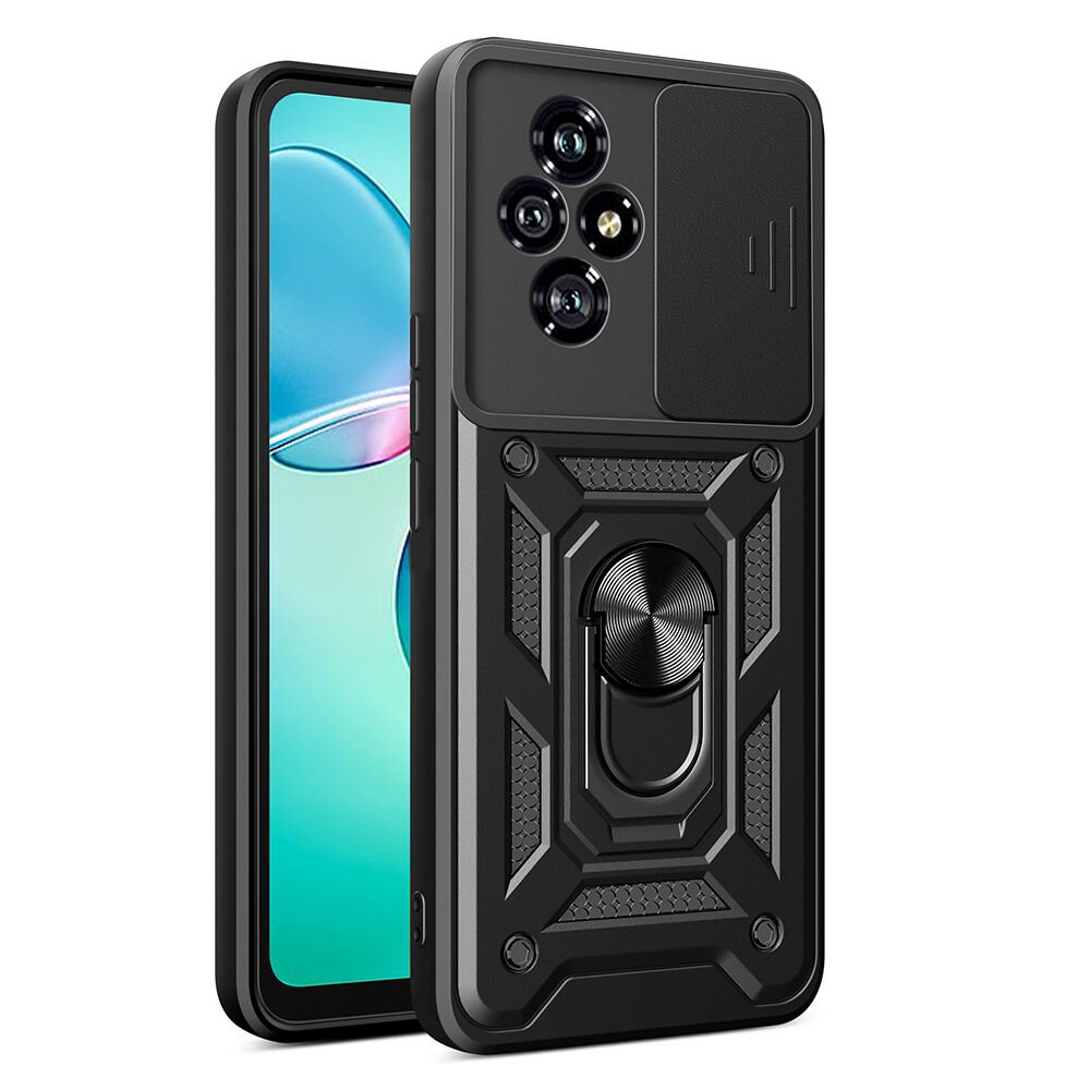 Honor 200 Kılıf Magnetik Standlı Kamera Korumalı Sürgülü Vega Kapak