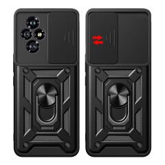 Honor 200 Kılıf Magnetik Standlı Kamera Korumalı Sürgülü Vega Kapak