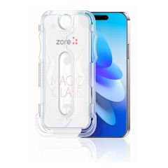 iPhone 13 Kolay Uygulama Aparatlı 5D Magic Glass Cam Ekran Koruyucu