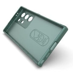 Samsung Galaxy S24 Ultra Kılıf Esnek TPU Oyuklu Arka Yüzey Tasarımlı Etnik Silikon Kapak