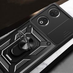 Honor 90 Kılıf Magnetik Standlı Kamera Korumalı Sürgülü Vega Kapak