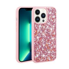 iPhone 13 Pro Kılıf Parlak Taşlı Tasarım  Linea Kapak kılıf