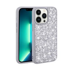 iPhone 13 Pro Kılıf Parlak Taşlı Tasarım  Linea Kapak kılıf