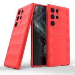 Samsung Galaxy S23 Ultra Kılıf Esnek TPU Oyuklu Arka Yüzey Tasarımlı Etnik Silikon Kapak