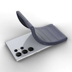 Samsung Galaxy S23 Ultra Kılıf Esnek TPU Oyuklu Arka Yüzey Tasarımlı Etnik Silikon Kapak