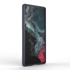 Samsung Galaxy S23 Ultra Kılıf Esnek TPU Oyuklu Arka Yüzey Tasarımlı Etnik Silikon Kapak