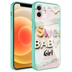 iPhone 11 Kılıf Kamera Korumalı Desenli Sert Silikon Epoksi Kapak