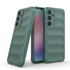 Samsung Galaxy A55 Kılıf Esnek TPU Oyuklu Arka Yüzey Tasarımlı Etnik Silikon Kapak