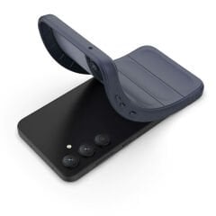 Samsung Galaxy A55 Kılıf Esnek TPU Oyuklu Arka Yüzey Tasarımlı Etnik Silikon Kapak