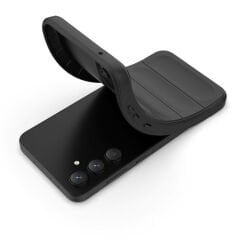 Samsung Galaxy A55 Kılıf Esnek TPU Oyuklu Arka Yüzey Tasarımlı Etnik Silikon Kapak