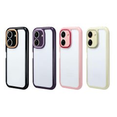 Xiaomi Redmi 13C Kılıf Kamera Korumalı Renkli Kenar ve Çerçeve Tasarımlı Vitamin Kapak