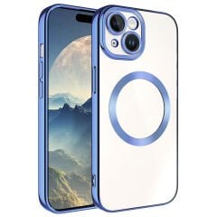 iPhone 15 Kılıf Magsafe Wireless Şarj Özellikli Setro Silikon