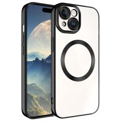 iPhone 15 Kılıf Magsafe Wireless Şarj Özellikli Setro Silikon