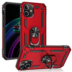 iPhone 12 Mini Kılıf Vega Tank Sert Yüzüklü Standlı Zırh Koruma Kapak