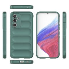 Samsung Galaxy A54 Kılıf Esnek TPU Oyuklu Arka Yüzey Tasarımlı Etnik Silikon Kapak