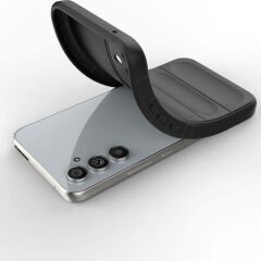 Samsung Galaxy A54 Kılıf Esnek TPU Oyuklu Arka Yüzey Tasarımlı Etnik Silikon Kapak