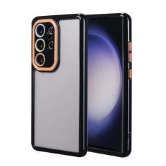 Samsung Galaxy S23 Ultra Kılıf Kamera Korumalı Renkli Kenar ve Çerçeve Tasarımlı Vitamin Kapak