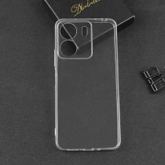 Xiaomi Poco C65 Kılıf Kamera Korumali Süper Silikon Kapak