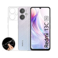 Xiaomi Poco C65 Kılıf Kamera Korumali Süper Silikon Kapak