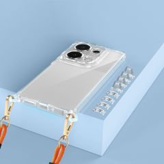 Xiaomi Redmi Note 13 Pro 4G Kılıf Airbagli Takılabilir Askı Aparatlı Snap Silikon Kapak